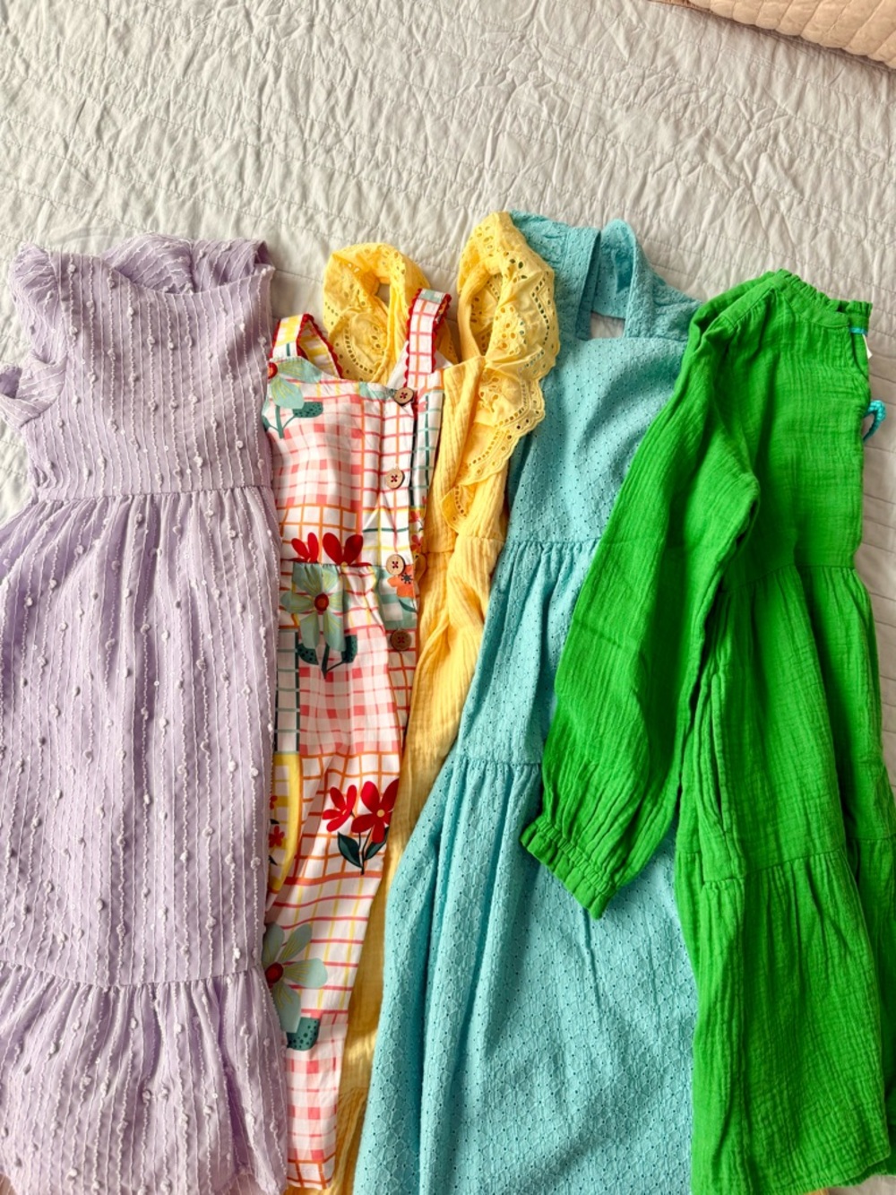 Boden Girls', Mango Lavender, Yellow, Aqua & Green Summer Dresses Collection